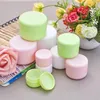 Liquid Soap Dispenser Colorful Empty Cream Jar Cosmetic Makeup Container Round Refillable Bottle Plastic Box Travel Tool /20g/50g/100g