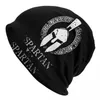 Berets Spartan Helm Warrior Cap Sparta Fashion Adult Outdoor Skullies Beanies Hats Spring Warm Dual-use Bonnet