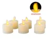 Dança chama movendo pavio luzes de chá com branco quente cintilação lightbattery operado velas de casamento decorativas eletrônicas 240129