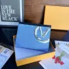 Luksusowe kobiety unisex długie portfele marka marka niebieskie grafflti liste torby sprzęgła z karty Uchwyt Kobiety mężczyźni worka do mycia makijaż portfele makijaż