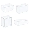 Akryl Display Case for Collectibles Figurer Toys Clear Plastic Box Cube Storage Montera Dammtät Protection Showcase 240131