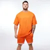 Mäns sömnkläder Summer Fitness and Leisure Sports korta ärm shorts Set män sexiga pyjamas hus med byxor för 19xl