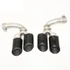 Universal Tail Throat For 2012-2024 Plating Black Y Shape Double Exit Stainless Steel Exhaust Pipe