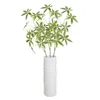 Dekorativa blommor 3st Single Wealthy Leaf Branch 84cm Real Touch Artificial Plant Restaurant Vase Flower Arrangement Wedding Home