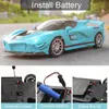 Electric Simulation Remote Control Racing Car Toy 1 18 High Speed ​​Sport Drift Electric LED Light Vehicle Model Childrens RC CAR 240201