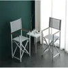Meble obozowe zewnętrzne składanie podłokietnika Plaża Wyprzebienie plastikowe krzesło drewniane aluminium aluminium balkon baletowy reżyser przenośny