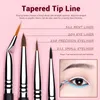 Jessup Eyeliner Brushes set11pcs Eyeliner Brush ProfessionalTapered Angled Flat Ultra Fine Precision Eyeliner Brush set T324 240127