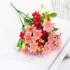 Decorative Flowers Small Artificial Plants Colorful Simulated Wildflower Bouquets For Home Decoration 6 Bundles Of With Natural