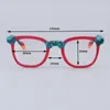 Óculos de sol quadros fosco designer acetato óculos vinho tinto quadrado prescrição óptica óculos masculino moda estilo japonês óculos