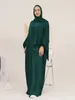 Ubrania etniczne Jilbabs for Women Modlitwa Abaya z przywiązanym szalikiem Islamski Ramadan Muzułmański Abayas Zintegrowana zasłona Hidżab Dubai Turcja