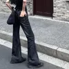 Damesjeans Mode Denim Hoge Taille Zwart Vintage Flare Vrouw Y2k Broek Vrouwelijke Kleding Streetwear Koreaans