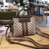 Tryckt Tote Women s Summer New Korean Versatile Handväska stor kapacitet bred vävningsband Enkel axel Crossbody Bag Factory Direct Sales