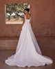 Milla Nova A Line Dress Rand Glitter Sequins Country Wedding Dresses Backless Ruffle Vestidos de Novia Sweep Train Designer Bridal klänningar