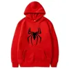 Herren Kapuzenpullover Street Fashion Spider Print Sweatshirt Fleece Hoodie Damen Casual Funny Loose Hoodie 240129