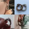 Kuyouth Trendy miedziany smok Pierścień Pierścień Ear Magness wskaźniki kolczyki piercingowe biżuterię Rozdeparki nosze 5 mm 2 mm 2pcs 240130