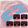 Massageador de olho elétrico 4d música compressa saco de ar pressão vibração massagem instrumento de cuidados com os olhos alívio fadiga melhorar o sono 240127