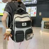 Moda Ragazze Design carino Bookbag Studente Kawaii Borsa a tracolla Zaino da viaggio Donna Laptop Mochila Adolescenti Zaino Zaino 240130