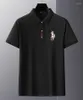 Polos pour hommes Été Hommes Polo Chemise De Mode Marque Business Casual Bouton De Revers De Luxe Broderie Logo T-shirt À Manches Courtes Vêtements Pour Hommes