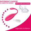 Vibrerande äggkegelboll vibratorer för kvinnor kula g spot vaginal trådlös fjärr app kontroll vibrador sex leksaker femme 240202