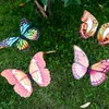 Tuindecoraties mooi voor gigantische vlinderstangen 11,8 '' Outdoor 3d grote vlinders gazon decoratief tuin decor patio dropship