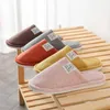 Slippers Dames Indoor Corduroy Vloer Platte Schoenen Comfort Antislip Heren Paar Huis Katoen Slides Home Vlas Linnen Slipper Unisex