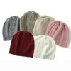 Berets Chinese Knot Hat! Pure Cashmere Hat Thick Men' Women's Leisure Winter Warm Knitted Woolen