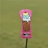 Ice cream design Golf Wood Cover Driver Fairway Hybrid Waterproof Protector Set Durable Golf Putter head Club Covers 240202