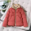 Delle donne Trench Cappotti 2024 di Inverno Delle Donne Parka di Cotone Casual Giubbotti di Spessore Caldo Cappotto Femminile Breve Tuta Sportiva Nero Cachi Vestiti