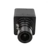 Global Shutter High Speed ​​120fps Color CS Mount Varifocal 2.8-12mm UVC Plug Spela Driverless USB Camera med mini-fodral