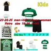 Sporting CP Retro Lisbonne 2023 2024 Maillot de football Viktor Gyokeres Paulinho Pedro Goncalves Ousmane Diomande Hidemasa Morita Marcus Edwards Morten Hjulmand Kid