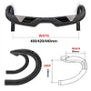 KOCEVLO carbon fiber bicycle handlebar Reduce resistance bent bar strengthen bike parts 380400420440mm inner routing 240131