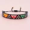 Link Bracelets Go2Boho Miyuki Beads For Women Gift Native Ethnic Style Pattern Bracelet Jewelry Handmade Woven Pulseras Femme