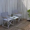 Meble obozowe zewnętrzne składanie podłokietnika Plaża Wyprzebienie plastikowe krzesło drewniane aluminium aluminium balkon baletowy reżyser przenośny