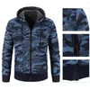 Men's Jackets Man Coat Cool Camouflage Thick Jacket Great Stitching Long Sleeve Cardigan Male For Dating