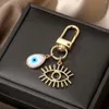 Keychains 20pcs Shell Heart Evil Eye Hamsa Hand Keychain Keyring Blue Bag Car Pendant Key Ring Accessory