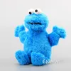 High Quality Elmo Cookie Monster with Plastic Eyes Soft Plush Toy Cartoon Fluffy Stuffed Dolls 923 CM Kids Gift 240118