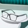 TR90 Blue Light Blocking Men's Square Glasses Radiation Protection Eyeglasses Women Transparent Fashion Eyewear 240126