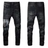 Mens Amr-jeans designer jeans smala jeans usa dropp jeans herrar och kvinnor mager byxor högkvalitativa jeans hiphop byxor låg stigande jeans stretch jeans