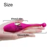 Oeuf vibrant télécommandé 10 modes de chargement USB Silicone Anus Gspot stimuler les jouets sexuels pour adultes pour hommes et femmes Plug anal 240202