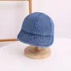 Bola bonés vintage crianças boné denim azul bebê sol chapéus verão primavera adustable crianças beisebol para meninas meninos acessórios 1-3y