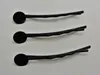 Hårklämmor 100 Black Metal Curved Bobby Pin 42mm med pad