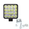 New mini square 16 light 48W car LED work light, off-road motorcycle modified spotlights