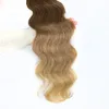 Vague de corps cheveux synthétiques 24 pouces faux cheveux paquets Crochet tresses cheveux bouclés s vague d'eau Ombre Blonde tressage cheveux 240118