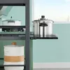 Rangement de cuisine Aoliviya fournitures officielles support de four à micro-ondes cadre à fente coulissant sol multicouche ménage complet Collecti