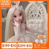 1/4 BJD poupée Kacey oreilles droites et souples mignon lapin jouets pur artisanat Art boule articulée poupée 240202