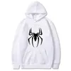Herren Kapuzenpullover Street Fashion Spider Print Sweatshirt Fleece Hoodie Damen Casual Funny Loose Hoodie 240129