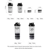 3 Layers Shaker Protein Bottle Powder Mixing Cup 500ml Largecapacity Portable Water Gym Bodybuilding Sports 240129