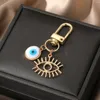 Keychains 20pcs Shell Heart Evil Eye Hamsa Hand Keychain Keyring Blue Bag Car Pendant Key Ring Accessory