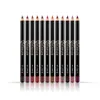 12PCS Lip Lip Lipstick Pener Set Set Pencil Set Rustouck Makeup Makeup Pen Long Cosmetic Beauty Tool240129