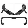 KOCEVLO carbon fiber bicycle handlebar Reduce resistance bent bar strengthen bike parts 380400420440mm inner routing 240131